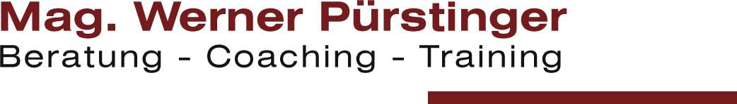 Logo Mag. Werner Prstinger - Beratung - Coaching - Training